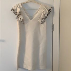 White jcrew dress